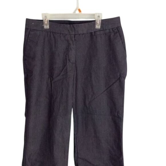 Isaac Mizrahi For Target Size 8 Pants Trousers Womens Black Dress Wide Leg - Picture 2 of 11